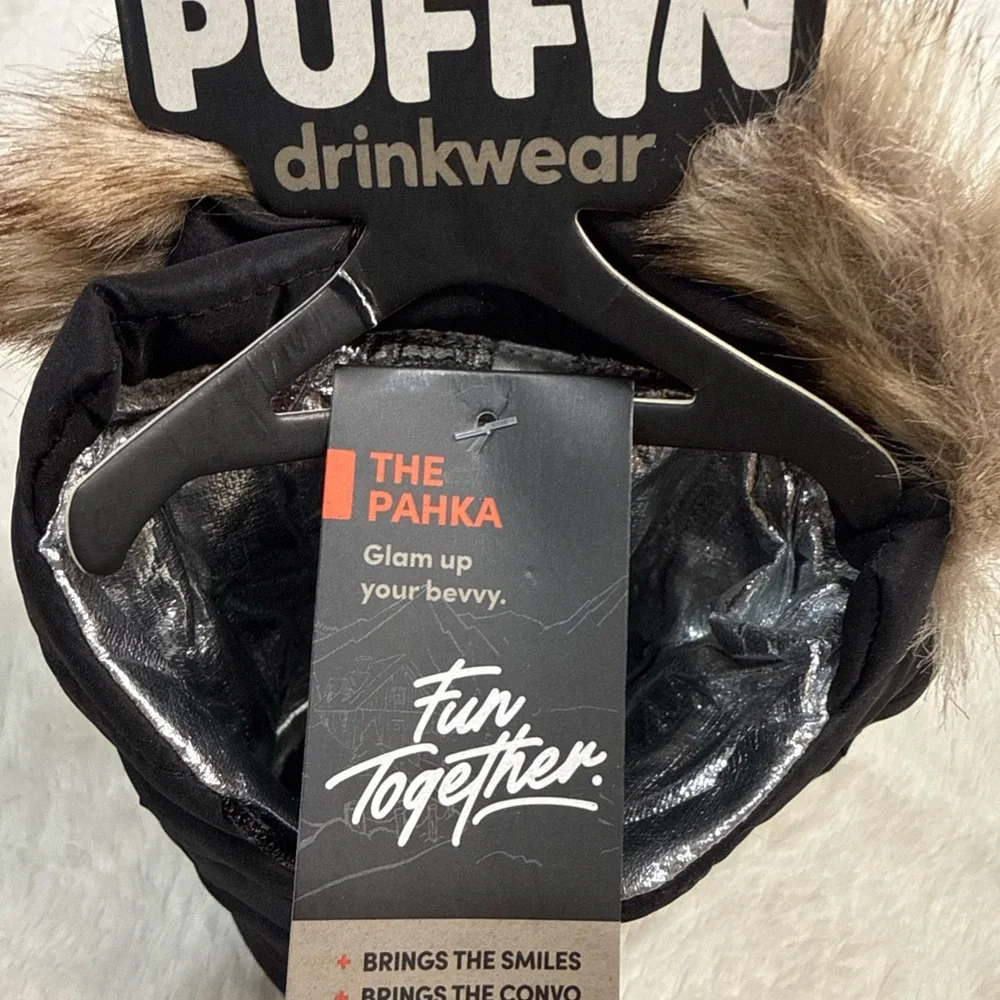 Puffin Drinkwear The Pahka Black and Brown - Picture 1 of 3